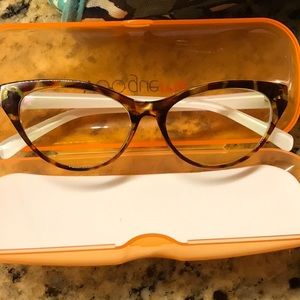 Plastic eye glass frames